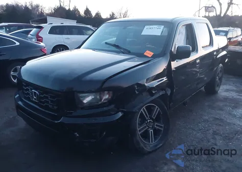 2014 Honda Ridgeline Sport from USA, damaged, VIN 5FPYK1F78EB011819